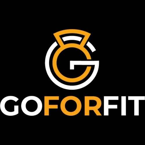 Go For Fit Logo with Black Background