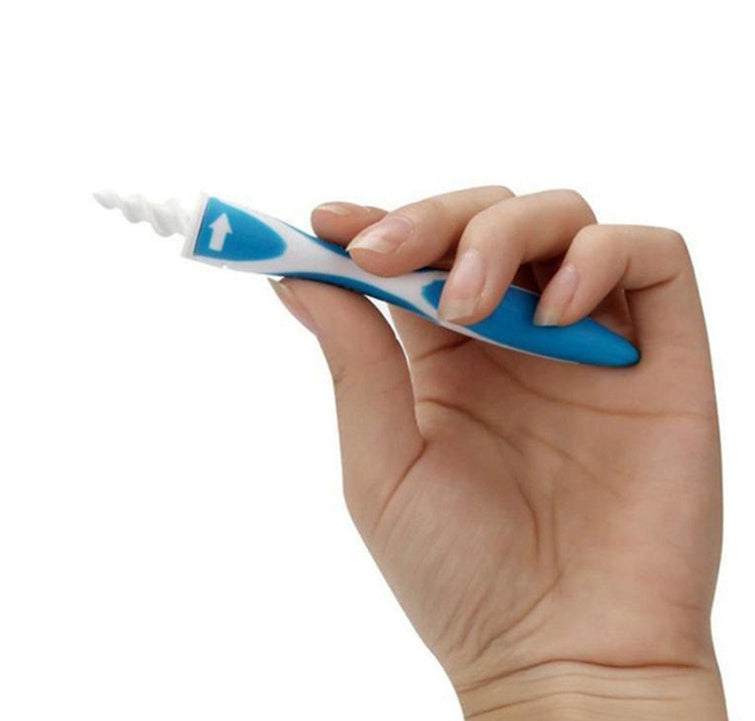 Ear cleaner device held in hand