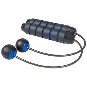 Cordless jump rope with weighted balls and ergonomic handles, ideal for indoor, gym, and outdoor workouts.