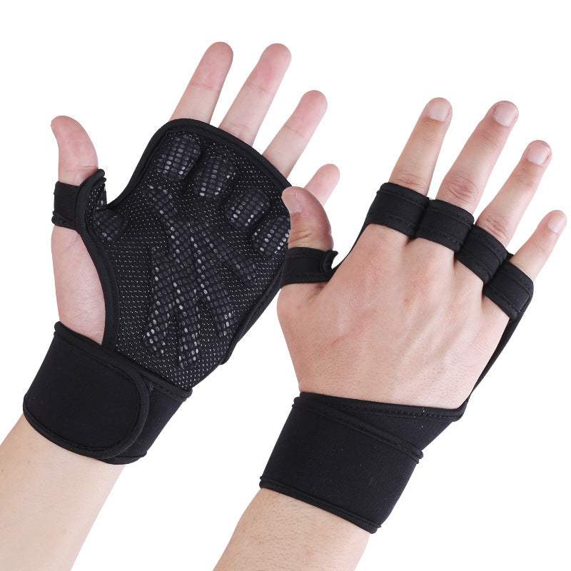 Grip Enhancer fitness gloves with adjustable straps and non-slip design for superior grip.