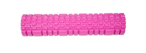 Pink Large Fitness Roller, 60cm, textured for muscle recovery and flexibility.