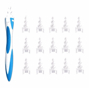 Spiral Ear Cleaner with multiple disposable spiral tips for safe ear hygiene.