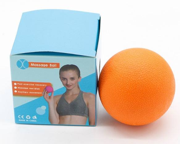 Standard Massage Ball for muscle tension relief and acupressure, with portable design and vibrant color.