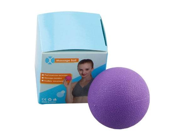 Purple Standard Massage Ball with packaging, designed for muscle tension relief and acupressure benefits.